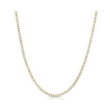 5 TCW Round Lab-Grown Diamond Tennis Necklace For Him 1