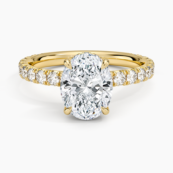 Pave Engagement Rings