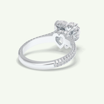 3 CT Heart Cut Hidden Halo & Pave Lab Grown Diamond Engagement Ring 16