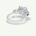 3.05 CT Heart Cut Three Stone Lab Grown Diamond Engagement Ring 16