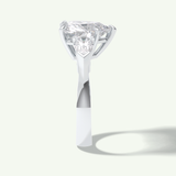 3.05 CT Heart Cut Three Stone Lab Grown Diamond Engagement Ring 18