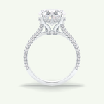 3 CT Heart Cut Hidden Halo & Lab Grown Diamond Engagement Ring 21