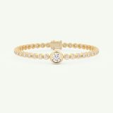 3.04 TCW Round Shaped Lab-Grown Diamond Tennis Bracelet 1
