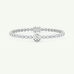 3.04 TCW Round Shaped Lab-Grown Diamond Tennis Bracelet 7