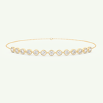 0.76 TCW Round Shaped Lab-Grown Diamond Tennis Bracelet 1