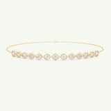 0.76 TCW Round Shaped Lab-Grown Diamond Tennis Bracelet 1
