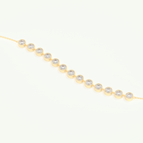 0.76 TCW Round Shaped Lab-Grown Diamond Tennis Bracelet 2