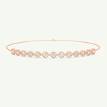 0.76 TCW Round Shaped Lab-Grown Diamond Tennis Bracelet 4
