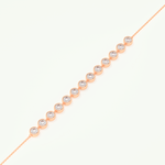 0.76 TCW Round Shaped Lab-Grown Diamond Tennis Bracelet 6