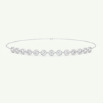 0.76 TCW Round Shaped Lab-Grown Diamond Tennis Bracelet 7