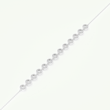 0.76 TCW Round Shaped Lab-Grown Diamond Tennis Bracelet 9