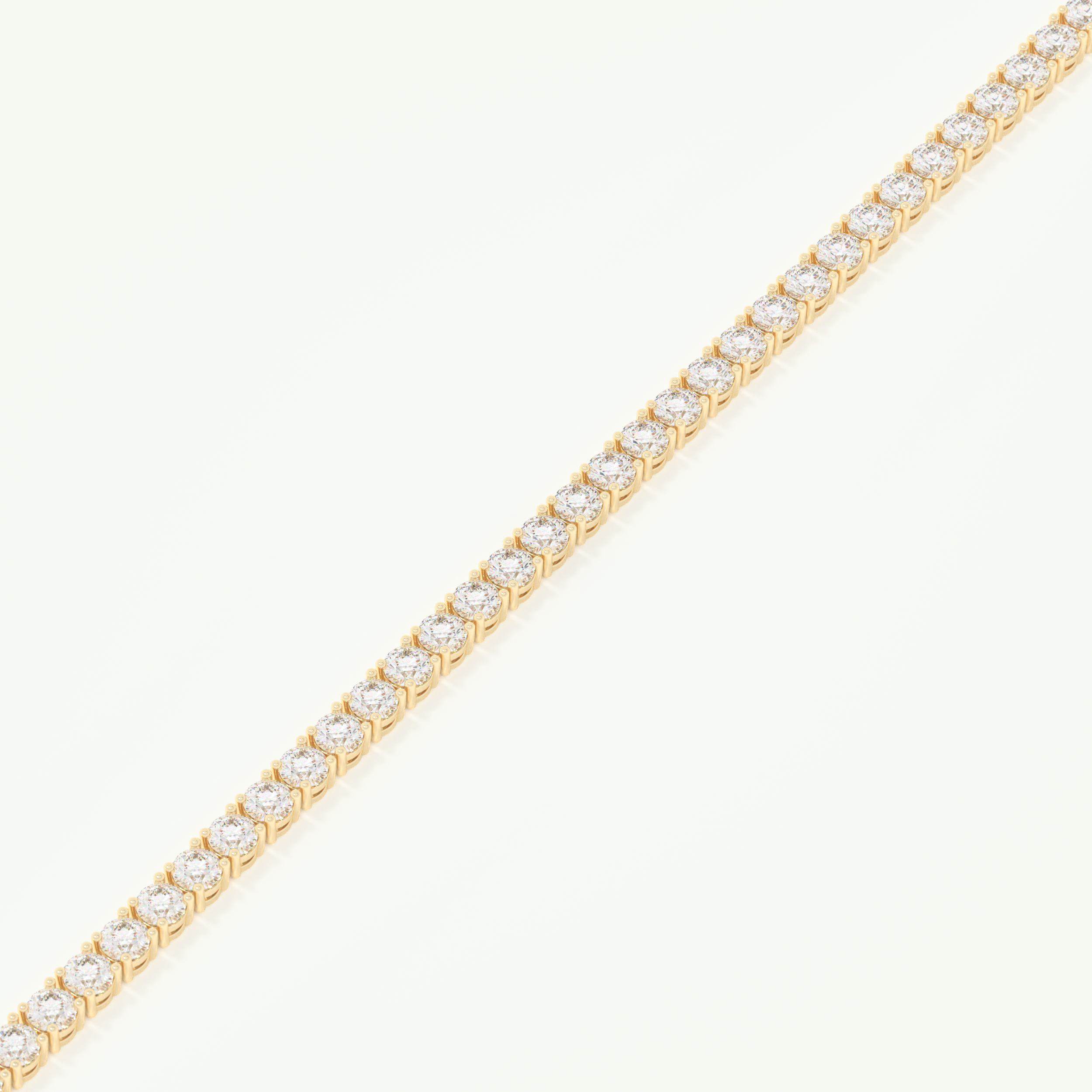 5.07 TCW Round Shaped Lab-Grown Diamond Tennis Bracelet 3