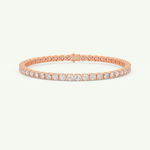 5.07 TCW Round Shaped Lab-Grown Diamond Tennis Bracelet 4
