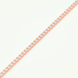 5.07 TCW Round Shaped Lab-Grown Diamond Tennis Bracelet 6