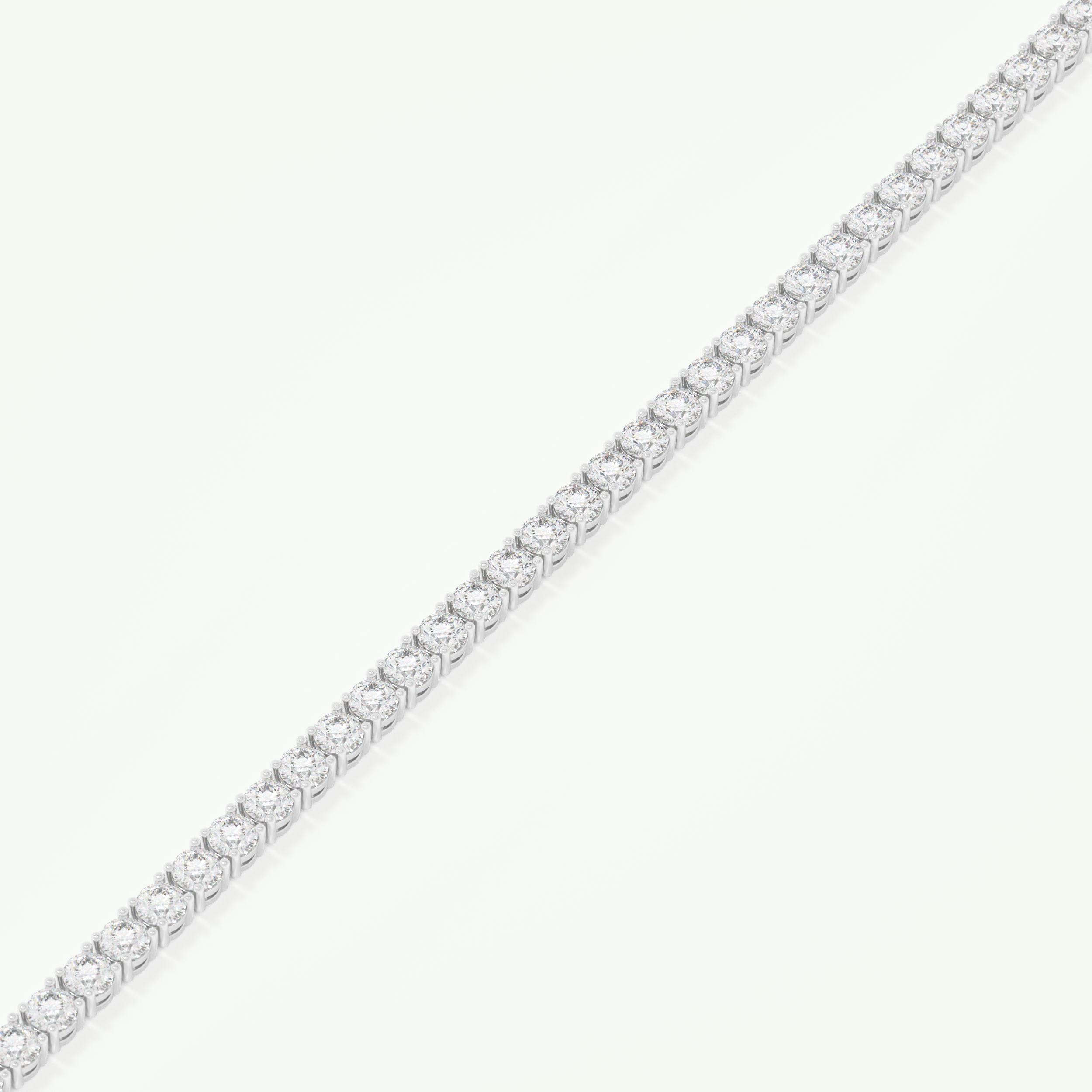 5.07 TCW Round Shaped Lab-Grown Diamond Tennis Bracelet 9