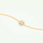 0.99 TCW Cushion & Round Shaped Lab-Grown Diamond Clover Bracelet 2