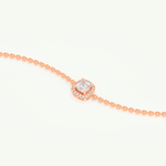 0.99 TCW Cushion & Round Shaped Lab-Grown Diamond Clover Bracelet 5
