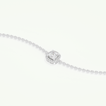 0.99 TCW Cushion & Round Shaped Lab-Grown Diamond Clover Bracelet 8