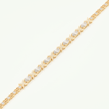 1.74 TCW Oval & Round Shaped Lab-Grown Diamond Tennis Bracelet 3