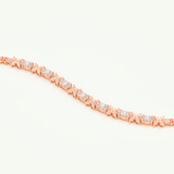 1.74 TCW Oval & Round Shaped Lab-Grown Diamond Tennis Bracelet 5