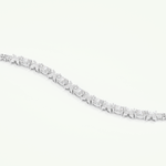 1.74 TCW Oval & Round Shaped Lab-Grown Diamond Tennis Bracelet 8