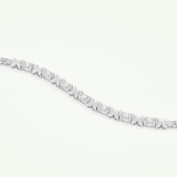 1.74 TCW Oval & Round Shaped Lab-Grown Diamond Tennis Bracelet 8