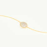 0.53 TCW Round Shaped Lab-Grown Diamond Clover Bracelet 2