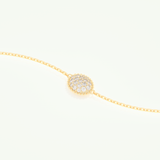 0.53 TCW Round Shaped Lab-Grown Diamond Clover Bracelet 2