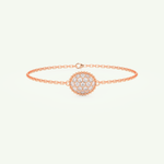 0.53 TCW Round Shaped Lab-Grown Diamond Clover Bracelet 4