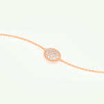 0.53 TCW Round Shaped Lab-Grown Diamond Clover Bracelet 5