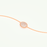 0.53 TCW Round Shaped Lab-Grown Diamond Clover Bracelet 5
