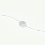 0.53 TCW Round Shaped Lab-Grown Diamond Clover Bracelet 8