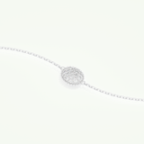 0.53 TCW Round Shaped Lab-Grown Diamond Clover Bracelet 8
