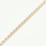 8.38 TCW Emerald Shaped Lab-Grown Diamond Tennis Bracelet 3