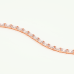 8.38 TCW Emerald Shaped Lab-Grown Diamond Tennis Bracelet 5