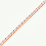 8.38 TCW Emerald Shaped Lab-Grown Diamond Tennis Bracelet 6