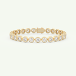 6.21 TCW Round Shaped Lab-Grown Diamond Tennis Bracelet 1