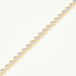 6.21 TCW Round Shaped Lab-Grown Diamond Tennis Bracelet 3