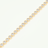 6.21 TCW Round Shaped Lab-Grown Diamond Tennis Bracelet 3