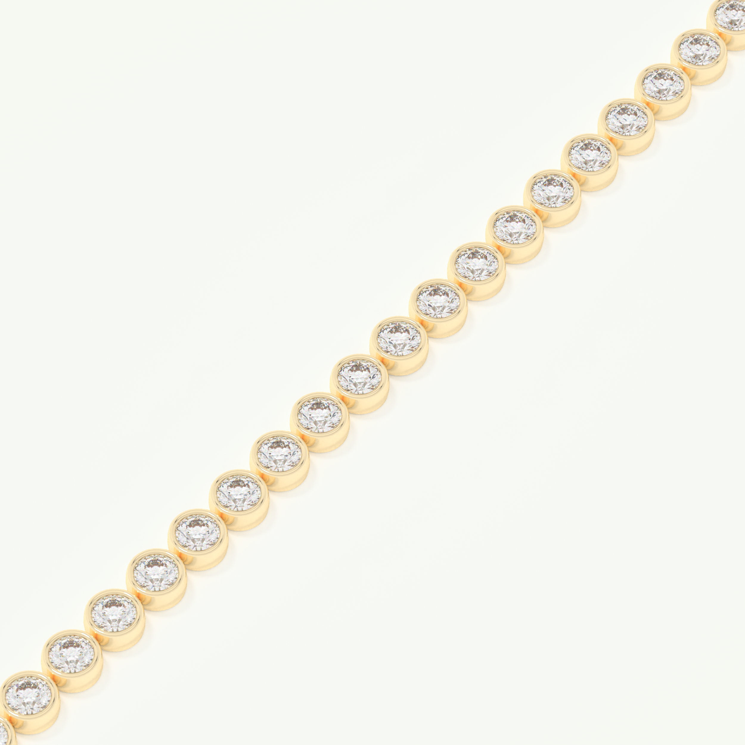 6.21 TCW Round Shaped Lab-Grown Diamond Tennis Bracelet 3