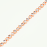 6.21 TCW Round Shaped Lab-Grown Diamond Tennis Bracelet 6