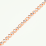 6.21 TCW Round Shaped Lab-Grown Diamond Tennis Bracelet 6