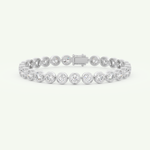 6.21 TCW Round Shaped Lab-Grown Diamond Tennis Bracelet 7