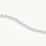 6.21 TCW Round Shaped Lab-Grown Diamond Tennis Bracelet 8