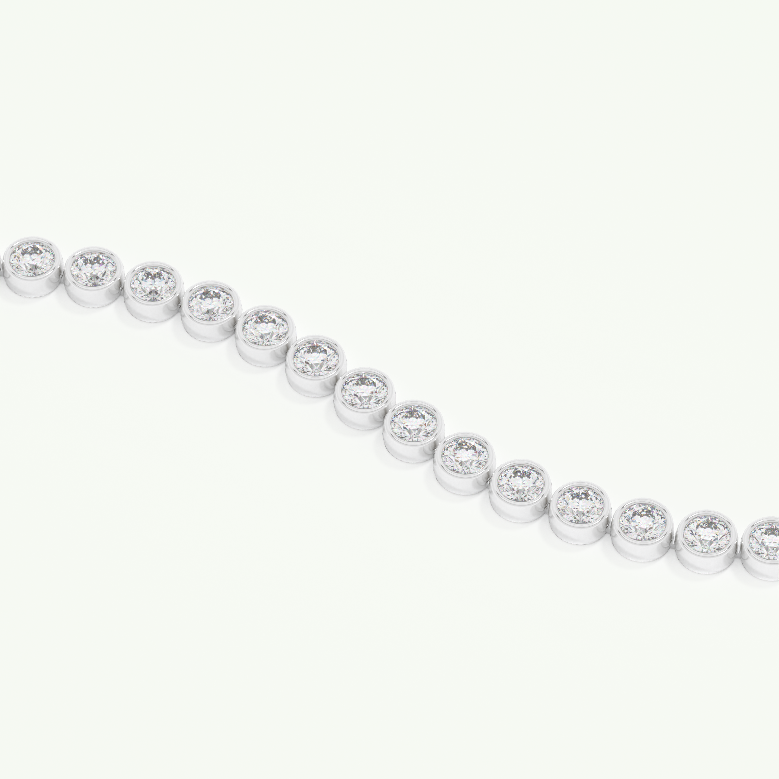 6.21 TCW Round Shaped Lab-Grown Diamond Tennis Bracelet 8