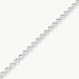 6.21 TCW Round Shaped Lab-Grown Diamond Tennis Bracelet 9