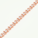 7.32 TCW Princess & Marquise Shaped Lab-Grown Diamond Tennis Bracelet 6