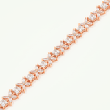 7.32 TCW Princess & Marquise Shaped Lab-Grown Diamond Tennis Bracelet 6