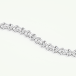 7.32 TCW Princess & Marquise Shaped Lab-Grown Diamond Tennis Bracelet 8