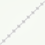 1.89 TCW Round Shaped Lab-Grown Diamond Clover Bracelet 9